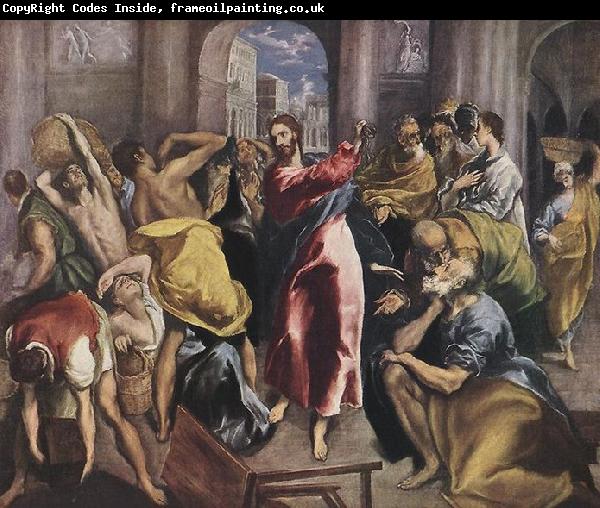 El Greco Christus treibt die Handler aus dem Tempel